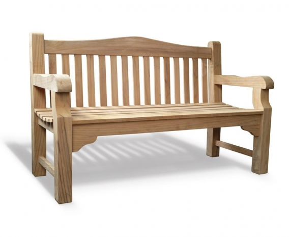 Buckingham 3 Seater Teak Bench - 1.5m