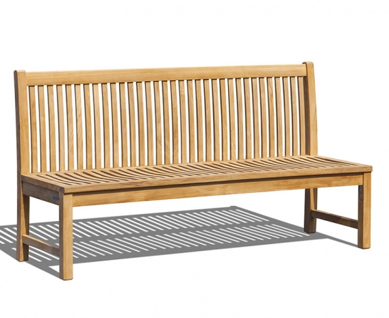 Outdoor dining bench with back sale