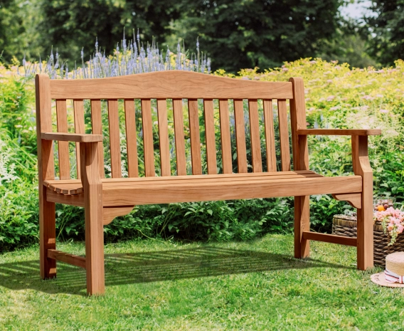 Tribute Teak 5ft Commemorative Bench – 1.5m