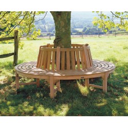 Teak Circular Outdoor Tree Bench - 2.2m