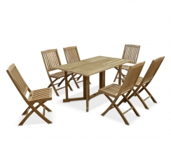 Rimini Rectangular Garden Folding Table