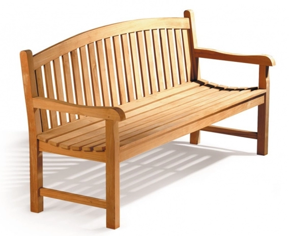 Three seater wooden bench sale