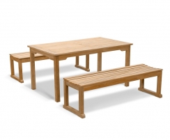 Patio Table And Bench Set - Beer Table Bench Set Wooden Top Picnic Table Patio Garden 3pcs Buy Beer Garden Table And Bench Bench Garden Patio Furniture Metal Tables And Chairs Garden Product On Alibaba Com - Find a great selection of patio tables at nfm!