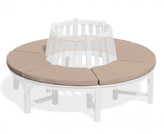 round bench cushions