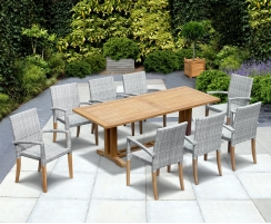 Table And Chairs Set Garden - Buy Yulan Furniture Set 3 Piece Rattan Chairs Cushion Glass Coffee Table Outdoor Garden Furniture Sets Online Shop Home Garden On Carrefour Uae : These patio seating sets just wouldn't be complete without every single piece, from the sofas sectionals and patio chairs to patio tables, dining tables, and storage ottomans.